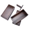 Lunch Boxes, Japanese Traditional Natural Square Wooden Lunch Container Double
