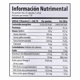 Omega 3 Solanum Pharma con Salmón de Alaska y Vitamina E 240 Cápsulas