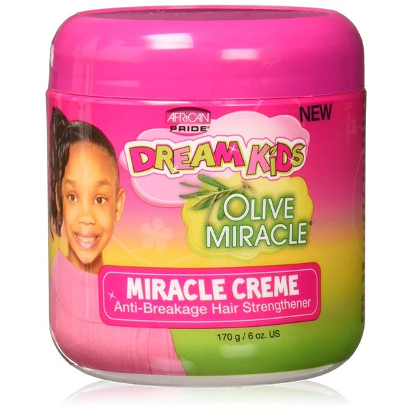 African Pride Dream Kids Olive Miracle Creme, 6 Ounce