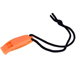 Asixx Whistle, Emergency Whistle, 3Colors Survival Safety Emergency Whistle Easy to Whistle and Make a , Clear Sound for Diving Hiking Camping(Orange)