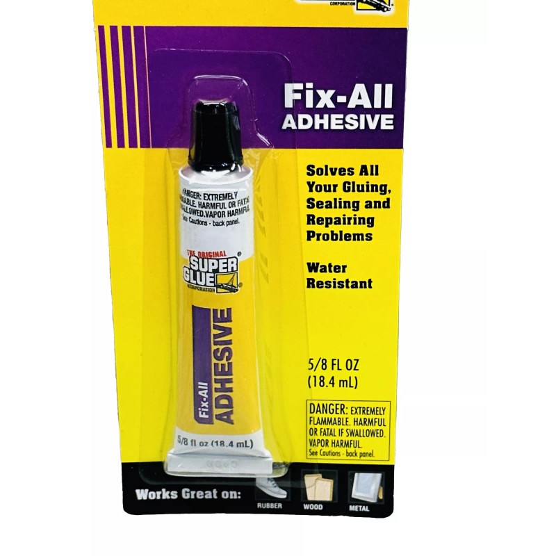 The Original Super Glue Fix All Adhesive (5/8oz)Multi Purpose Strong