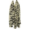 allydrew Elephant Print Scarf Wrap, Beige