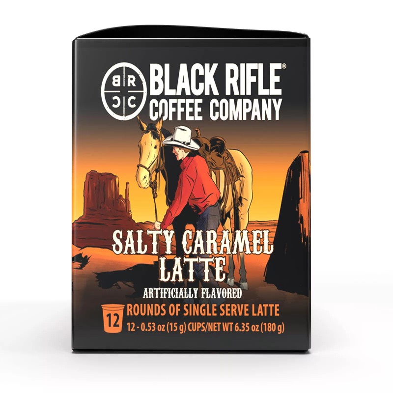 Unbranded Black Rifle Coffee Company Salty Caramel Latte K Cups