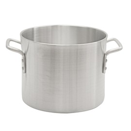 Thunder Group 12 Quart Aluminum Stock Pot, Silver