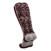 TCK Digital Camo OTC Socks (Maroon/Grey, Small)