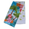 Celebrate Summer Tropical Paradise Kitchen Terry Tea Towels Set of