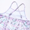 Kids Mermaid Swimsuits Girls Bathing Suits Two-Piece Strap Swimwear,Size 10
