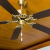 Boao 4 Pieces Ceiling Fan Pull Chains Wooden Pendant Pull