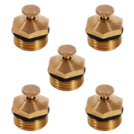 Boquilla de Pulverización de Agua Centrífuga de 1/2 Pulg. de Bronce Ajustable Rociador de Nebulización Micro Jet Pulverizador Agrícola para Riego de Jardín de Césped,Boquilla/Aspersor/Gotero