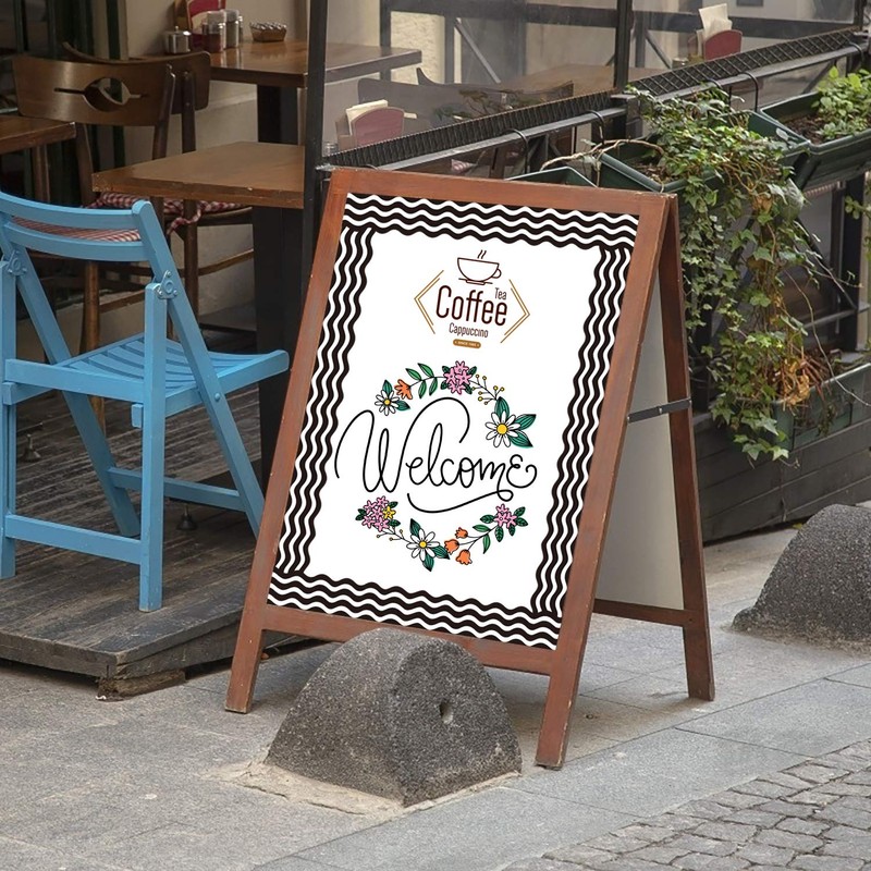 Black White Stripe Bulletin Board Border Trim for Classroom Decoration