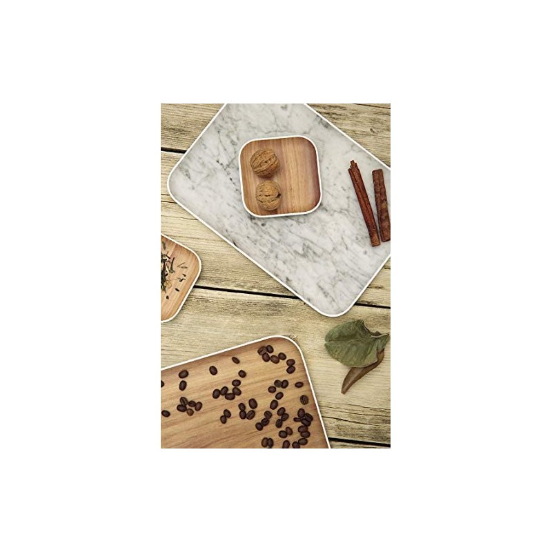 Zak Designs Serving Board Marble/White, 28 x 20 cm