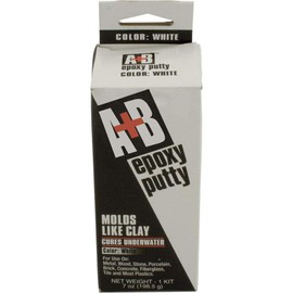 A+B Epoxy Putty, 7Oz, White 9904H