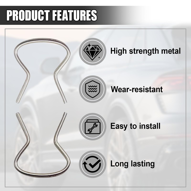 GAOLAOSY Car Window Handle Crank Retaining Clips, 76980 Auto Door