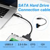 Eddrfy Adattatore SATA USB per SSD/HDD da 2,5 e 3,5