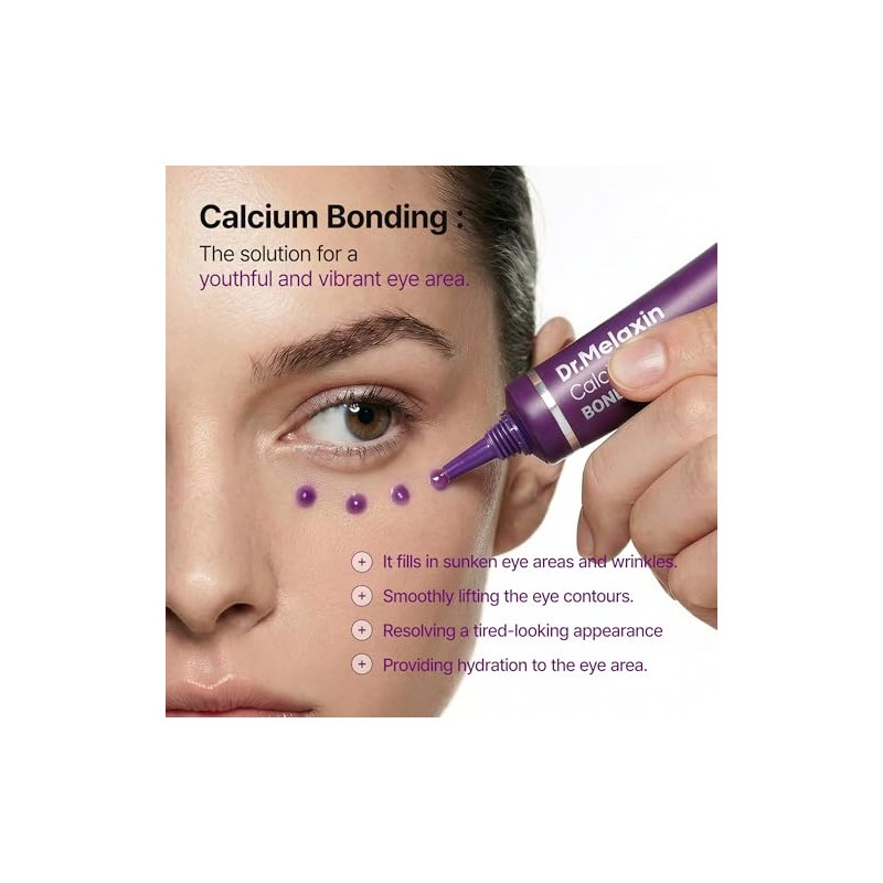 Dr.Melaxin Calcium Bonding Eye Cream with Peptides & Rebornic, Firming