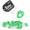 greate 250-teiliges Fliesen Nivelliersystem 2mm - Fliesenverlegehilfe Set mit 100