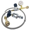 SUPER Deluxe Oxygen Transfill Hose Adaptor with valve and bleed