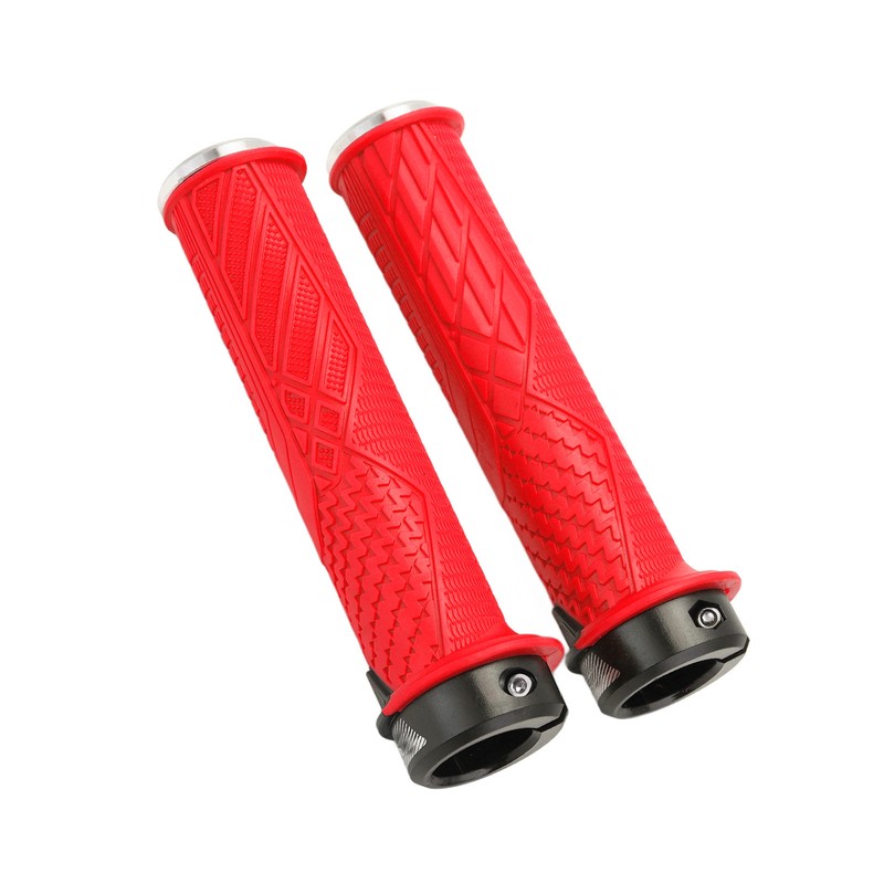 2pcs/set Bike Handlebar Grip Anti Slip Texture Durable Bicycle Handlebar