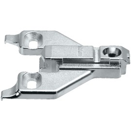 Blum Inc. 175L6660.22 6mm Face Frame Clip Mounting Plate, Nickel Plated
