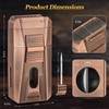 AWOTE Cigar Lighter with Double Jet Flame, Refillable Cigar Torch