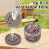 Fishing Bait Container, Insulated Stainless Steel, Live Bait Storage, Worm