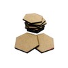 Greenstuff World GSWD-9356 MDF Base Hexagonal Set Diameter 10 Pieces