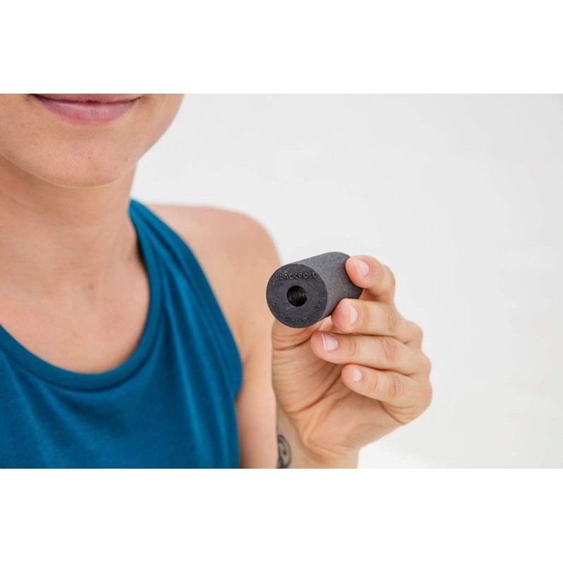 Black Roll, Made in Germany, MICRO, Portable Foam Roller, Black,