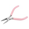 sourcing map Mini Needle Nose Pliers 4.5 Inch Toothless Precision