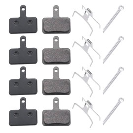 SURIEEN 4 Pairs Resin Brake Pads Bicycle Disc Brake Pads Compatible with Shimano Deore, TRP, Tektro