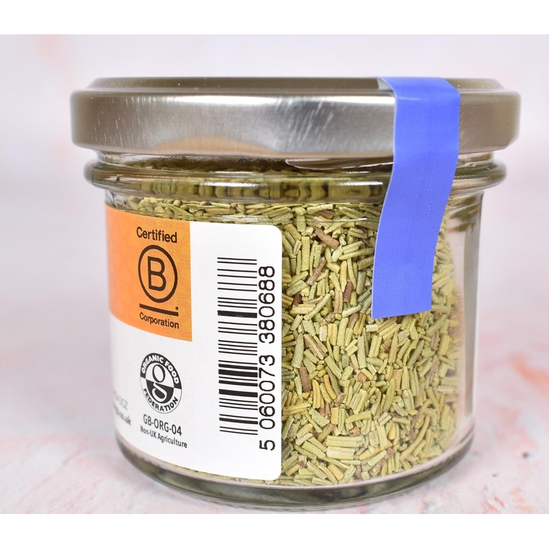 Steenbergs Organic Rosemary Dried Herb Standard Jar 30g