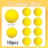 XcnPer Foam Ball, 10 Soft Tennis Balls for Kids and