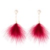 Boho Feather earrings for Women Long Feather Dangle Earrings Feather