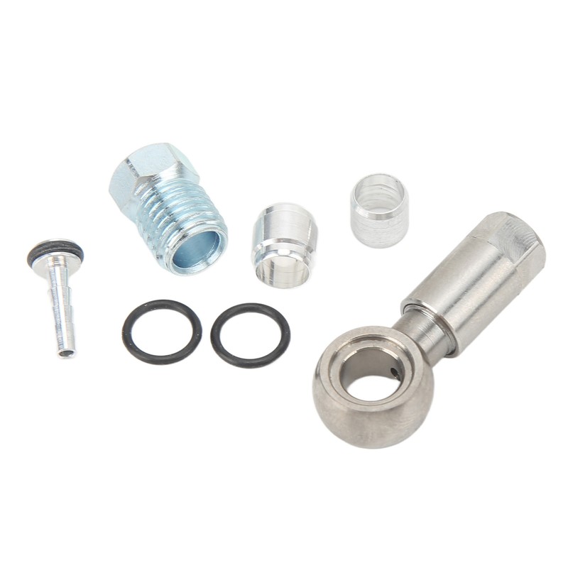 Bike Olive Hose Fittings Kit Stainless Steel Five Wire Body