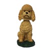 Animal Den Poodle Bobblehead Dog Figure Statue Gift for Car