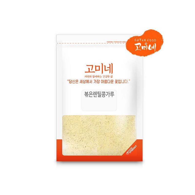 볶은렌틸콩가루 500g 무첨가 100% 원물 그대로 Roasted Lentil Flour 500g