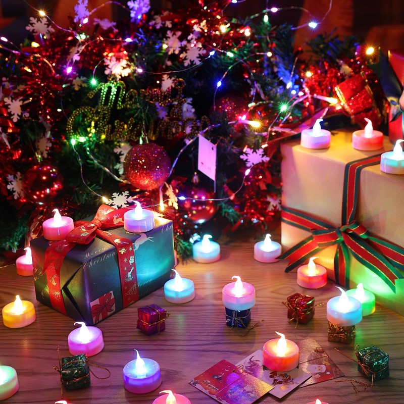 Topstone Color Changing Led Tealight Candles with Remote Control and