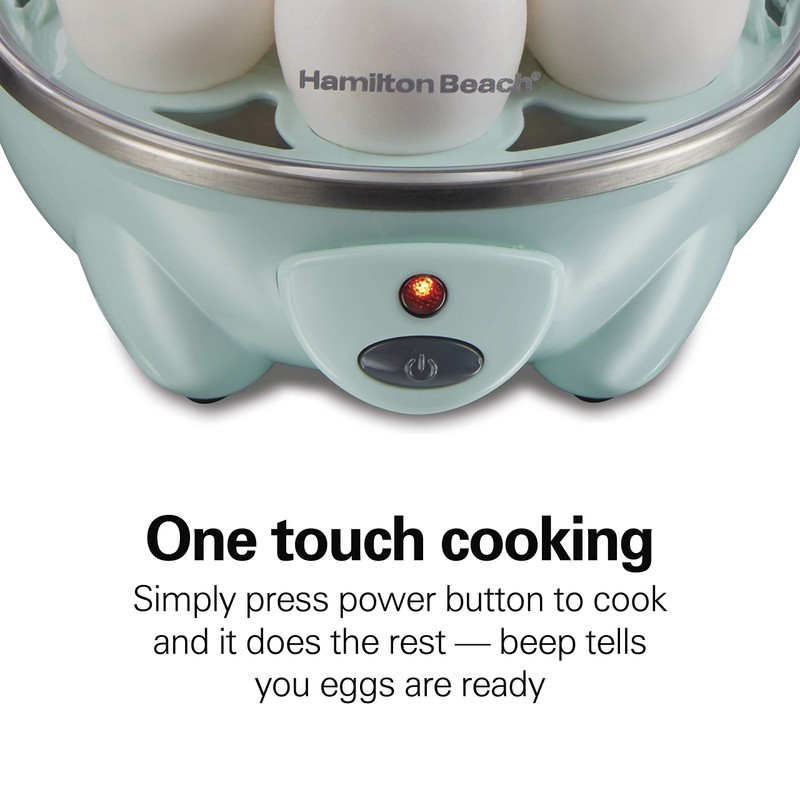 Hamilton Beach 3-in-1 Electric Egg Cooker for Hard Boiled Eggs,