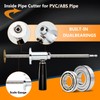 ZJFLNZYC Internal/Inside PVC-ABS Pipe Cutter Tool for Drill,with Handle and