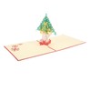 Greeting Card Three Dimensional Christmas Special Shape Decorative Paper with