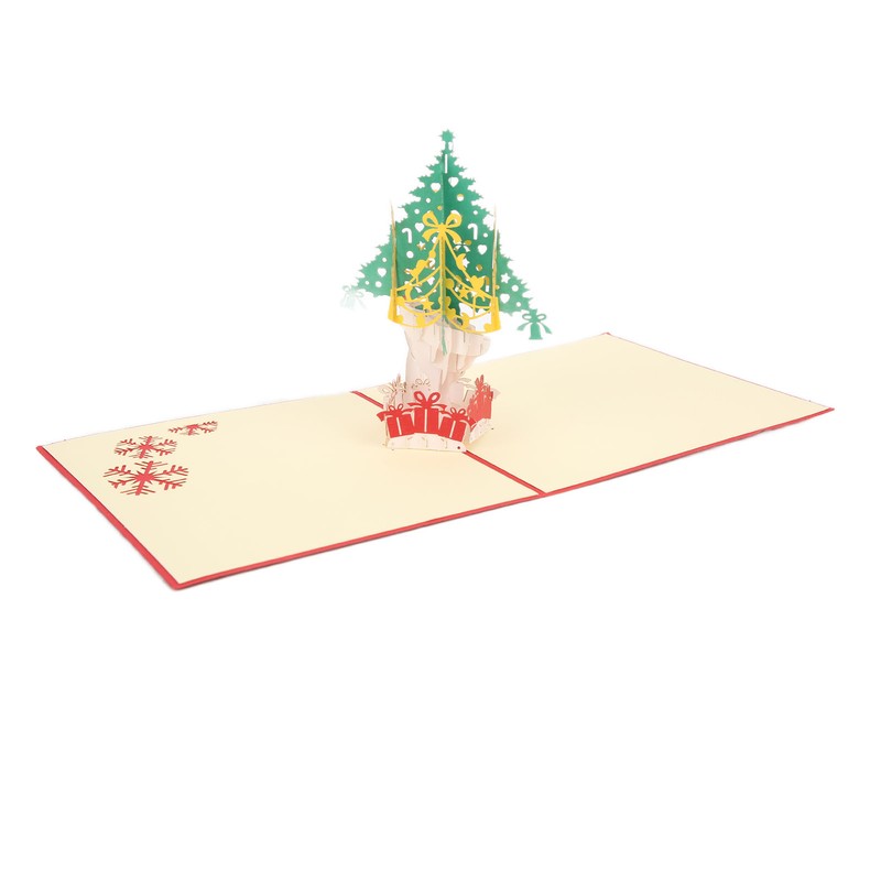 Greeting Card Three Dimensional Christmas Special Shape Decorative Paper with