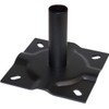 Panacea Fence Surface Mount Bracket Black