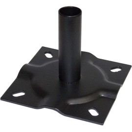 Panacea Fence Surface Mount Bracket Black