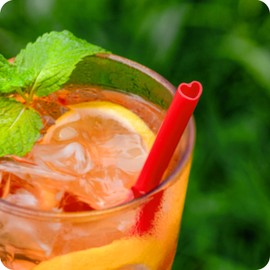 Prurex 100 Pack Thick 8mm Red Heart Straws - Wedding Champagne Flutes, Anniversary Decor, Milkshake & Coffee Bar Supplies