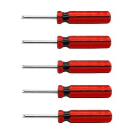 Jiozermi 5 Pack Tire Valve Remover Tools, Screwdriver Valve Stem Core Installer Repair Tool for Replace and Repair The Air-Conditioning, Car Tires, and Others