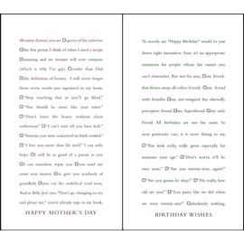 Quiplip Funny Fill-in-The-Blank Mother's Day and Birthday Cards, 6-Pack (QL18386PCK)