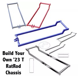 23 T Bucket Roadster Chassis Frame Plans - Great Start for a Rat Rod - Hot Rod