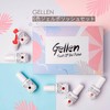 Gellen Color Gel 6 Color Set 8ml Red Glitter Gel