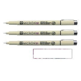 PIGMA MICRON Sakura 02 Black 2 Pack and Sakura 01 Black + 1 Card