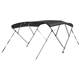 Leader Accessories 4 Bow Bimini Tops Boat Cover 4 Straps for Front and Rear Includes Hardwares with 1 Inch Aluminum Frame