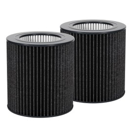 Luripid 2 Pack Air Mini Filter Replacements Compatible with Molekule Air Mini & Air Mini + Air Purifiers, 3-in-1 High-Efficiency True HEPA Replacement Filter